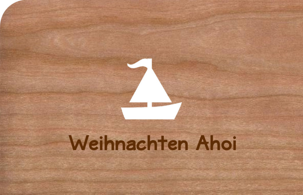 Maritime Weihnachtskarten